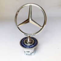 Емблема преден капак Mercedes 44 мм Мерцедес Тип Мерник Лого Метална